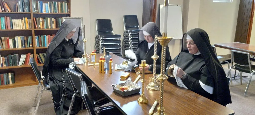 Sisters preparing and caring for church appointments.