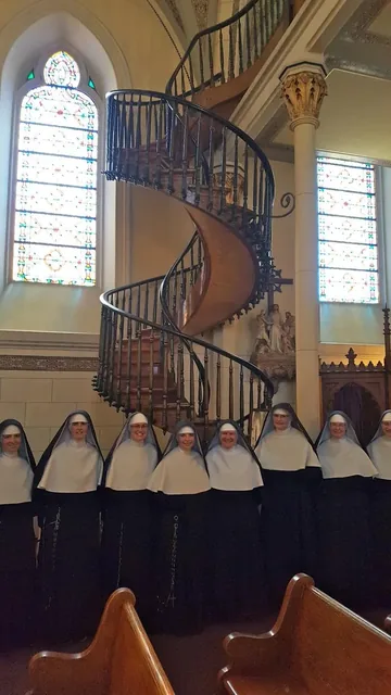 Sisters beneath St. Joseph’s Staircase.